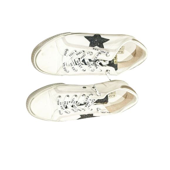 Vintage Havana Athletic Alive Sneaker Shoes Casual White Gold Size 8.5 NWB - Picture 5 of 12